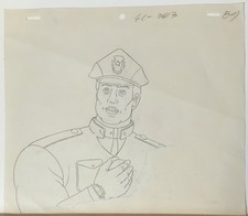 C.O.P.S. COPS  Original Animation Production Art Drawing DIC Ent