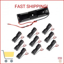 ACEIRMC 10pcs 18650 Battery Clip 1 Slots 3.7V Plastic 18650 Battery Storage Box
