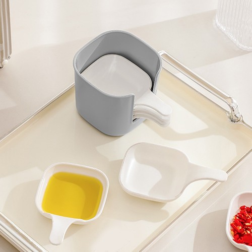 Knochenpfanne Saucenplatten Dip Bowl -Set Gewürz Eintauchen Spezifikationen - Bild 6 von 12