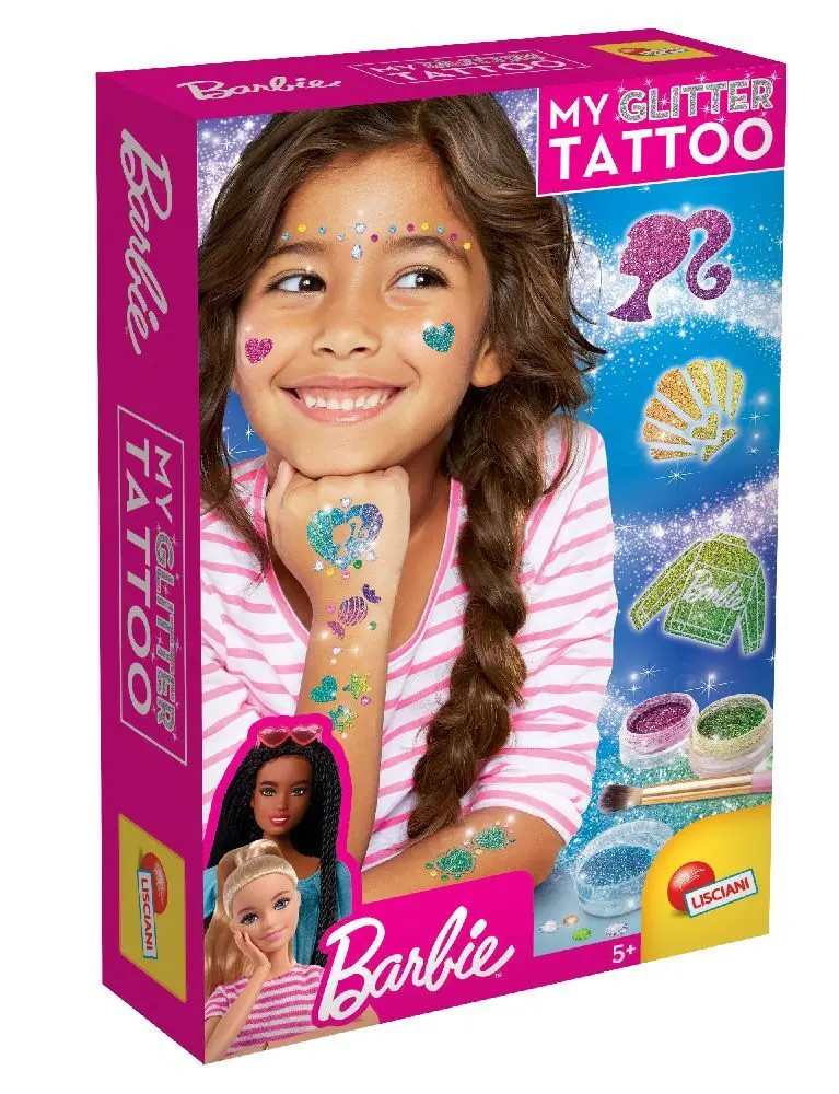 Lisciani Barbie My Glitter Tattoo, Mehrfarbig, Kind, Mädchen, 5 Jahr(e), 6 Jahr(e), Multi - Image 5
