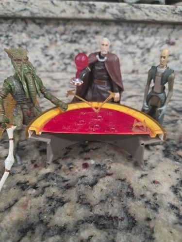 Star Wars Geonosian War Chamber Poggle Count Dooku San Hill 2003 Hasbro Vintage