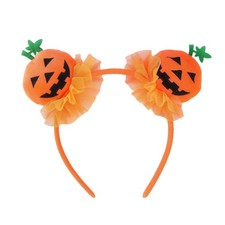 Cute Pumpkin Halloween Headband for Women Girls Exquisite Pumpkin Hair Access...