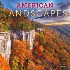 Carousel Calendars,  American Landscape 2026 Wall Calendar, 12'' X 12'', 16-Mont