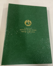 Animals Of The World Stamp Collection Book HC World Wildlife Fund 1980 Vintage