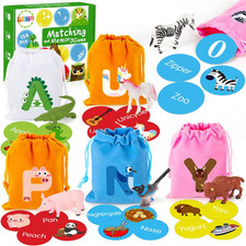 Alphabet Learning Toys for Toddlers, Word Work Small Group Set with 104 Phonics