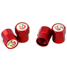 Xdg 4pcs Metal Car Tire Valve Stem Caps Waterproof Cover For Abarth Scorpion Xdg 4pcs Metal Car Tire Valve Stem Caps Waterproof Cover For Abarth Scorpion