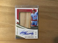 2021 Panini Immaculate Collection - Jumbo Bats Keith Hernandez #JB-KH /25
