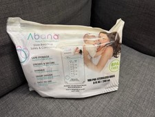 Abana Breast Milk Storage Bags 100 Count Pre-Sterilized 8 fl. Ounces/240 ml
