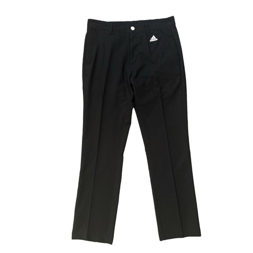 Pantalones de golf Adidas negros pantalones ligeros de rendimiento para hombre talla 30x30