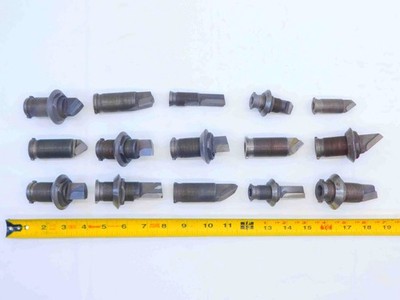 15pc LOT OF DEVLIEG MICROBORE ADJUSTABLE BORING CARTRIDGES 7 AND 10 FRAME SIZE