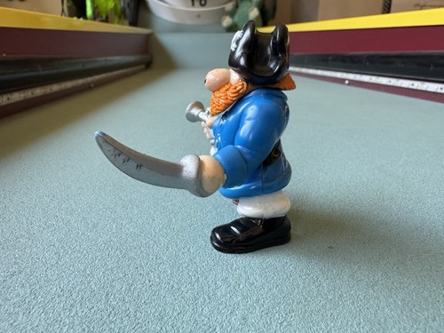 VTG 1994 Fisher Price Great Adventures 2.5" Blue Pirate Captain Poseable Figure - Picture 3 of 10