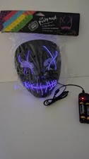 3 PACK 3 Modes Halloween LED Party Mask Costume Party