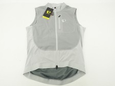 ¡NUEVO! Chaleco de ciclismo Pearl Izumi Expedition Pro Alpha gris de altura medio para hombre