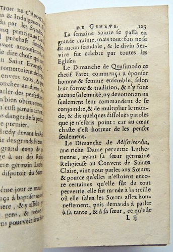 1682. Schwester Jeanne de Jussie. Genfer Apostasiebericht (selten) - Bild 6 von 6
