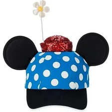 Disney Parks Authentic Minnie Mouse Ears Baseball Cap for Adults New Great Gift