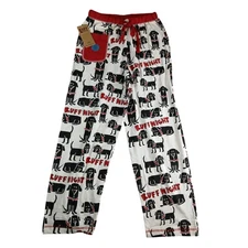 Lazy One Pajama Pants Mens XS Ruff Night Dog Puppy Animal Loungewear NWT