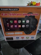 Power Acoustik CPAAM7-S2 2 DIN Car Stereo Touchscreen CarPlay Android Auto BT