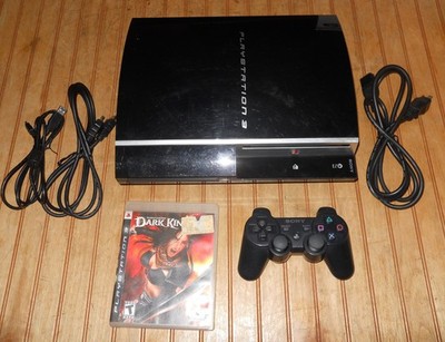 Play Station 3 PS3 409B-CBEH1000 Complete Tested w/Dark Kingdom