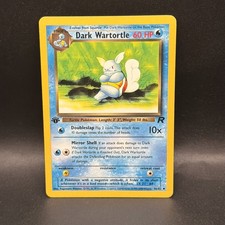 Pokémon TCG Dark Wartortle Card 46/82 Team Rocket set 1ST Edition on eBay