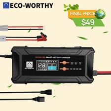 ECO-WORTHY 12V/24V 20A  Lithium LifePO4 Battery Charger 14.6V Maintenance