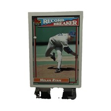 Topps 1992 Nolan Ryan #4 Texas Rangers Record Breaker MLB Baseball Card
