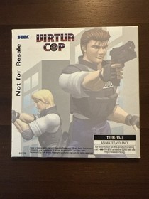 Virtua Cop Sega Saturn Not for Resale &ndash; Disc & Sleeve &ndash; Tested Working