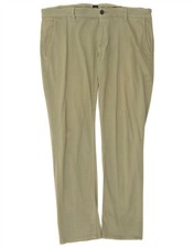 Hugo Boss Herren Slim Fit Chino Hose W38 L32 Grün Baumwolle DO19