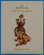 Bananas for You Monkeys Hallmark Keepsake Ornament 2006