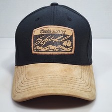 Sterling Marlin Coors Light Chase Authentics Hat Cap Snapback Leather Brim