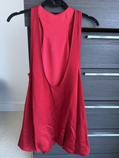 Valentino Short Dress Cutout Top Satin Paneled Bubble Hem Sz S EU 40 MSRP $1,590