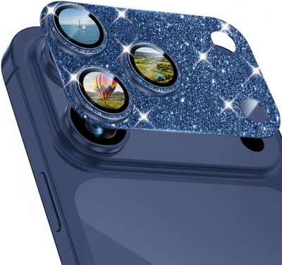 Bling Glitter Crystal Decals Skin Camera Lens Protector for iPhone 17 Pro Max