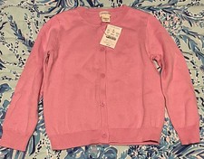 NEW NWT Crewcuts J Crew Pink Casey Cardigan Sweater Button Up Girls Size 2 XXS