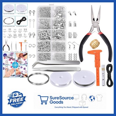 Paxcoo Jewelry Making Kit for Adults with Pliers, Beading Wires, and Findings