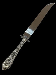 WALLACE ROSE POINT STERLING PETITE CARVING KNIFE 10” Ex Cond