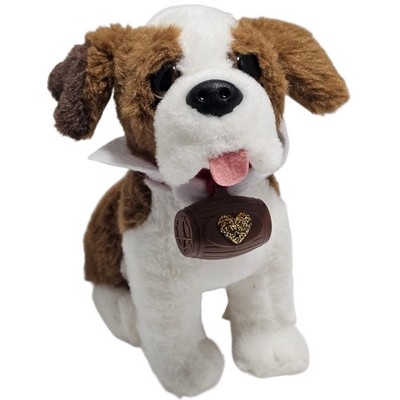 Elf Pets Dog St Bernard Tradition Elf On The Shelf 7'' Plush Stuffed Animal Brown