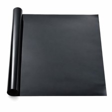 Black Aquarium Background Static Cling Fish Tank Wallpaper Decoration