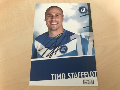 +++ autograph card Timo Staffeldt Karlsruhe SC 2011/12 KSC