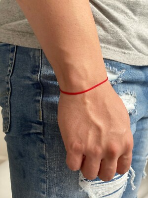 GOS Best Supplies Bracciale A 7 Nodi Rosso Kabbalah Protezione Male Occhio Per Coppie E Amicizia, Regolabile Filo Rosso Per Donna E Uomo - Foto 5