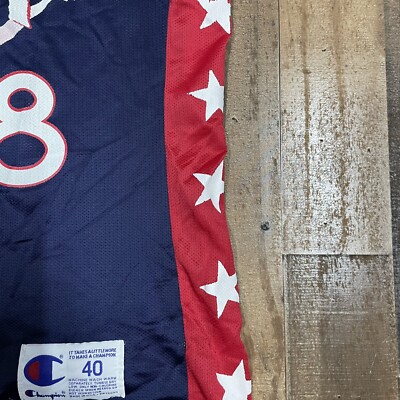 Scottie Pippen Vintage Champion Blue USA Jersey Dream Team