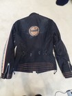 New Beautiful Women Harley motorcycle Davidson  Black/Orange jacket XS/S — photo 4
