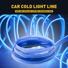 5M Blue Atmosphere Car Interior El Wire Decor Led Light Strip w/ Usb Driver (For: More than one vehicle)