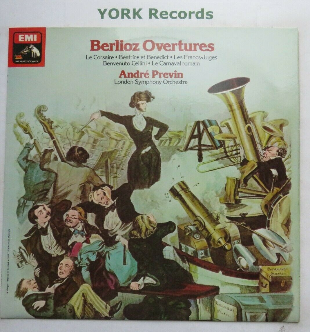 米LP Andre Previn, London Symphony Orchestra Berlioz Overtures SQ37170 ANGEL /00260 BERLIOZ-OVERTURES-PREVIN-LONDON ORCHESTRA-ORIGINAL 1976