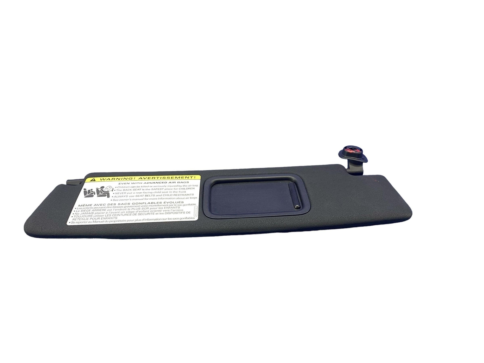 2008-2015 AUDI R8 SPYDER FRONT RIGHT SUNVISOR SHADE SUN VISOR BLACK