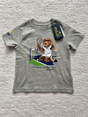 Polo Bear テニス Tシャツ グレー POLO RALPH LAUREN US OPEN TENNIS BEAR TEE / T-SHIRT - SOLD OUT