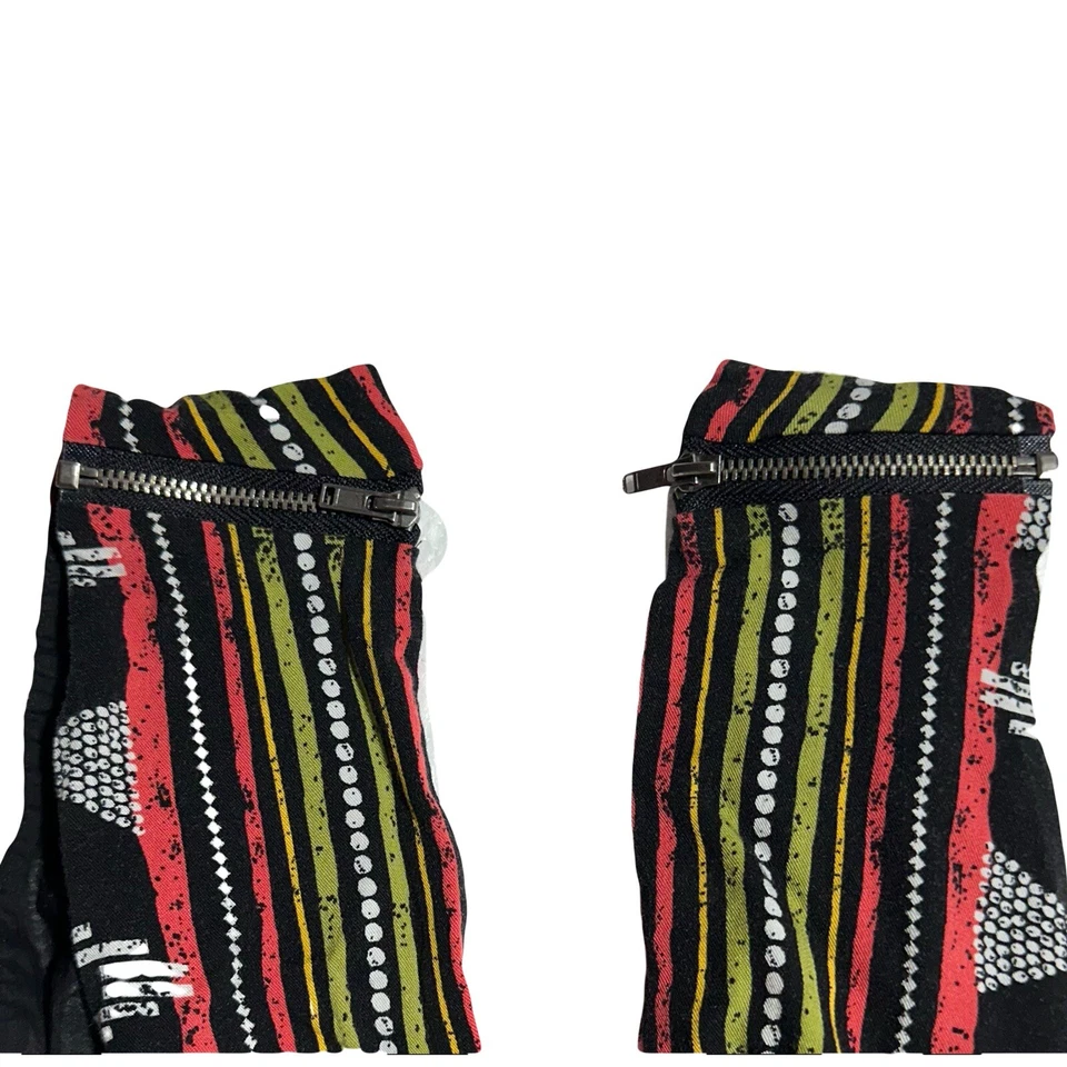 Mono ANTHROPOLOGIE Elevenses Amapa Negro Estampado Tribal Pierna Ancha Talla 2 Foto 3 de 4