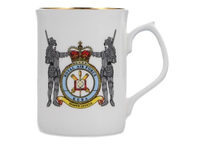 ROYAL AIR FORCE (RAF) KEBA Porzellan Tasse Kirkham Ex Boys & Armourers Association