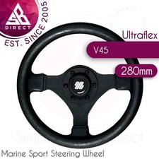 Ultraflex Steering Wheel Small Soft Grip 3 Bespoke 280x82mm Black 