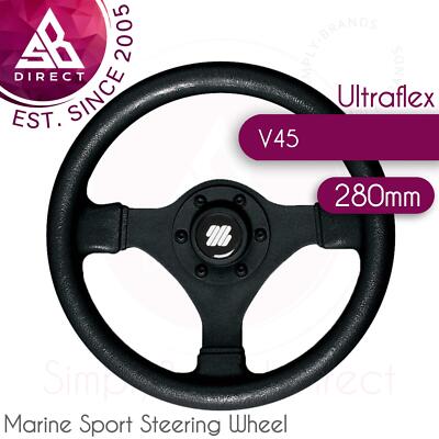Ultraflex Steering Wheel Small Soft Grip 3 Bespoke 280x82mm Black 
