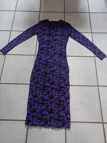 Tom Tailor Denim, Kleid, XS-34, lila-schwarz, stretch, festlich - Bild 5 von 5