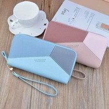 Double Zipper Wallet Mobile Bag Hot Sale New Wallets for Women Fashionable PU Me